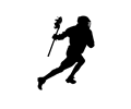 Lacrosse Player Silhouette