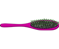 Purple hairbrush