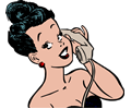 Woman phoning