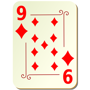 Ornamental deck: 9 of diamonds