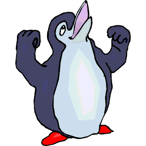 Penguin Flexing