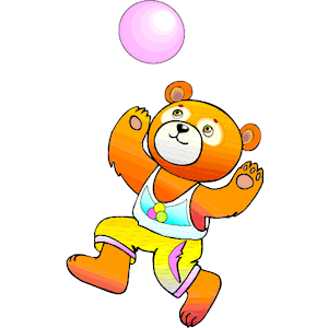 Bear Playing Ball