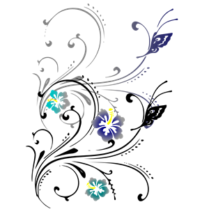 Butterfly Scroll Transparent