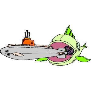 Fish Eating Submarine
