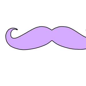 Mustache, No Background, Cool