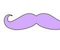 Mustache, No Background, Cool