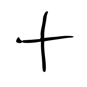 Letter T or a Plus (addition sign)