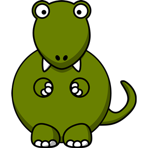 Cartoon tyrannosaurus rex