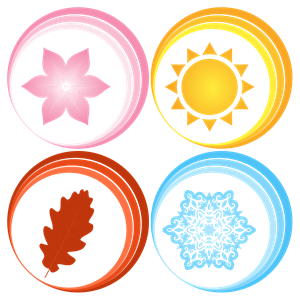 Four seasons symbols