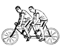 Tandem Bike Riders