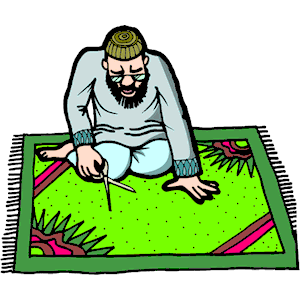 Man with Rug