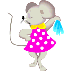 Mouse Wearing Dress