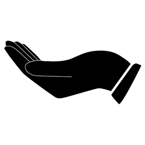 Cupped Hand Silhouette