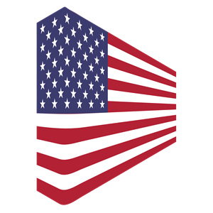 America USA Flag Perspective
