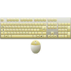 Keyboard Mouse topview