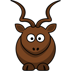Cartoon kudu