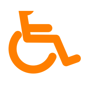 Wheelchair Orange
