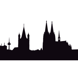 Cologne Germany Silhouette