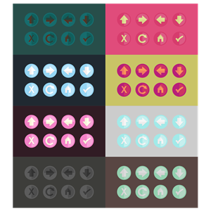 Various Oversized Buttons for Touch