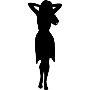 Woman silhouette 5