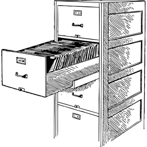 open file drawer