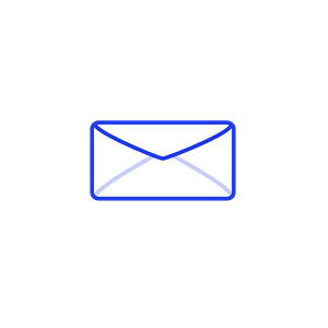 Mail Envelope Blue