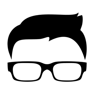 Hipster Boy Silhouette Icon