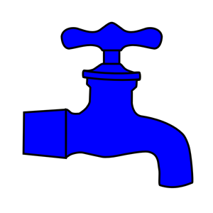 Blue Faucet