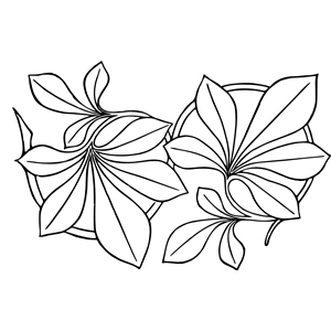 Leafy design 7