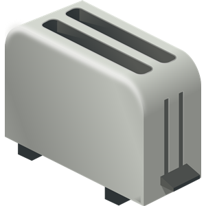 isometric toaster