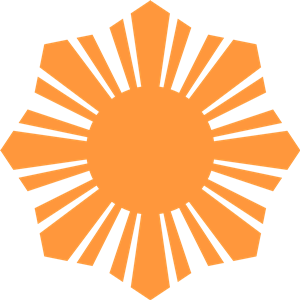 Sun Symbol Orange