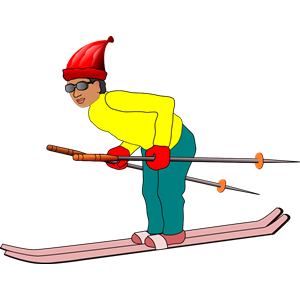 Ski man