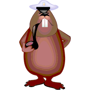Beaver with Pipe