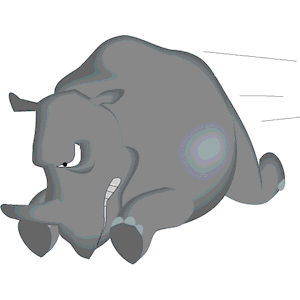 Rhino Angry