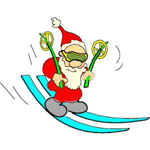 Santa Skiing 