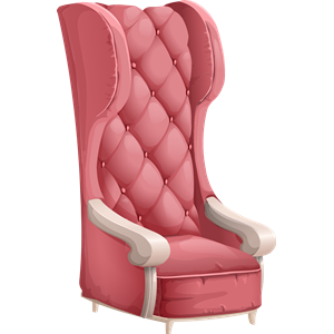 Old-fashioned fancy chair