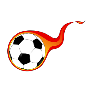 flaming soccer ball 01