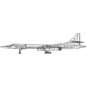 Tupolev 160 strategic bomber
