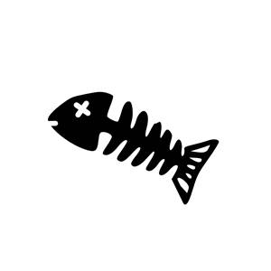 Simple fish Skeleton
