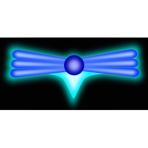 Glowing symbol