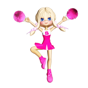 Cartoon Cheerleader