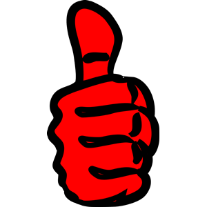 Thumb Up Red
