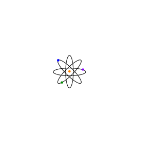 Atom With Colour