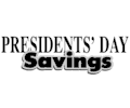 Presidents' Day Savings