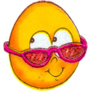 Egg with glasses