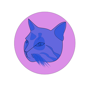 blue cat