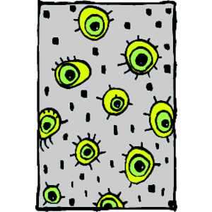 Ball Creature Eyes Design