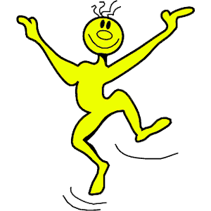 Yellow Dude Jumping