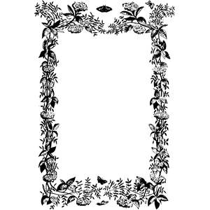Floral frame 15