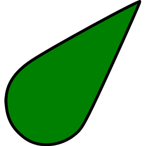 sea chart symbol light green